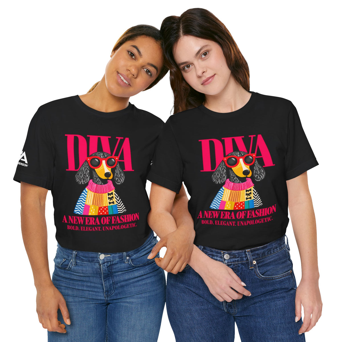 MR ANDERSON™ Women’s Pink Diva Dog — Premier A3 Tee