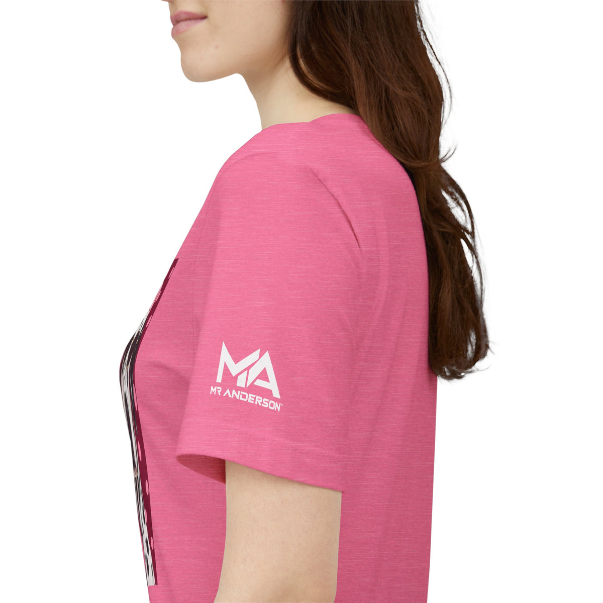 MR ANDERSON™ Women’s Pink Beret Dalmatian — Premier A3 Tee