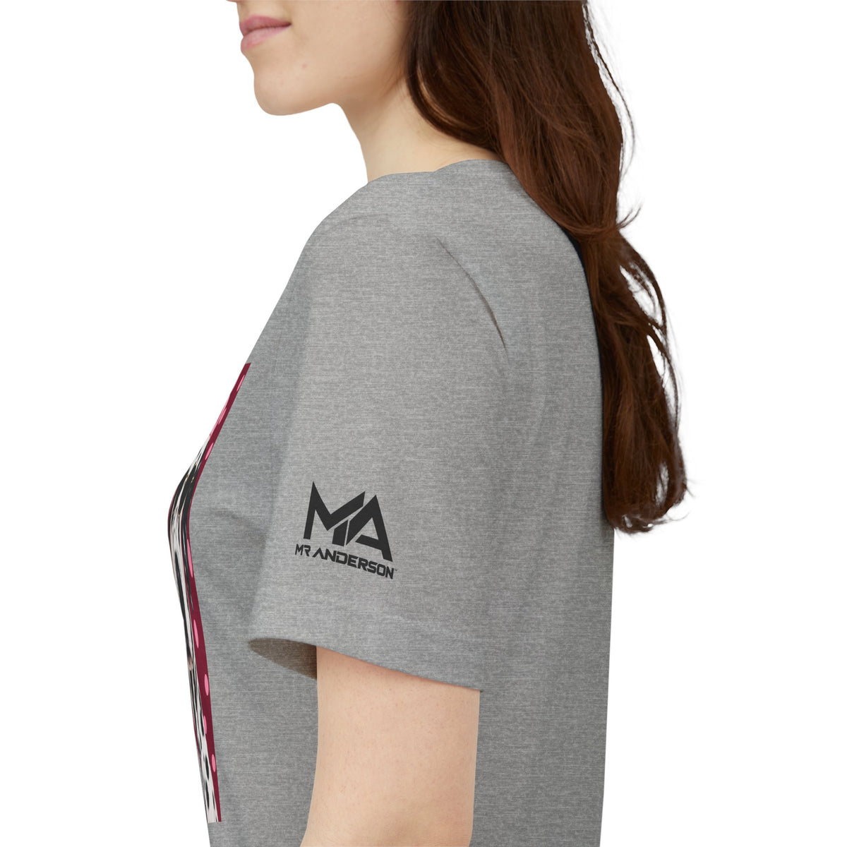 MR ANDERSON™ Women’s Pink Beret Dalmatian — Premier A3 Tee